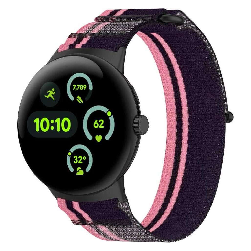 Cover-Discount Google Pixel Watch 3 - 45mm - Nylon Stoff Band flexibel mit Klett (Nylon) (57618086)
