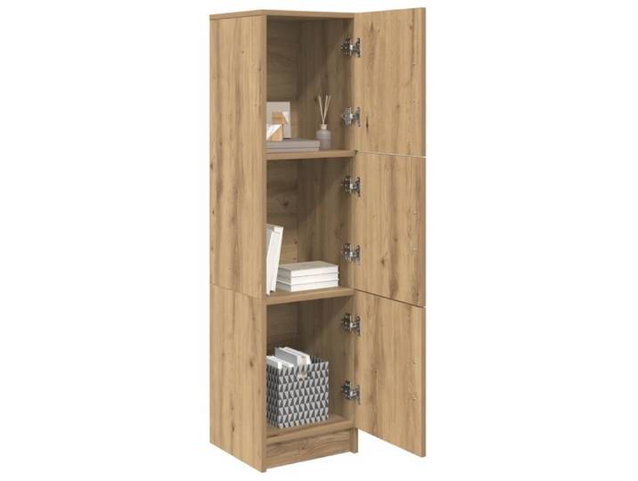 Elégant Buffet - chêne artisan Chêne artisan Bois d'ingénierie Grand - Meuble de Rangement Vitrine &9086862