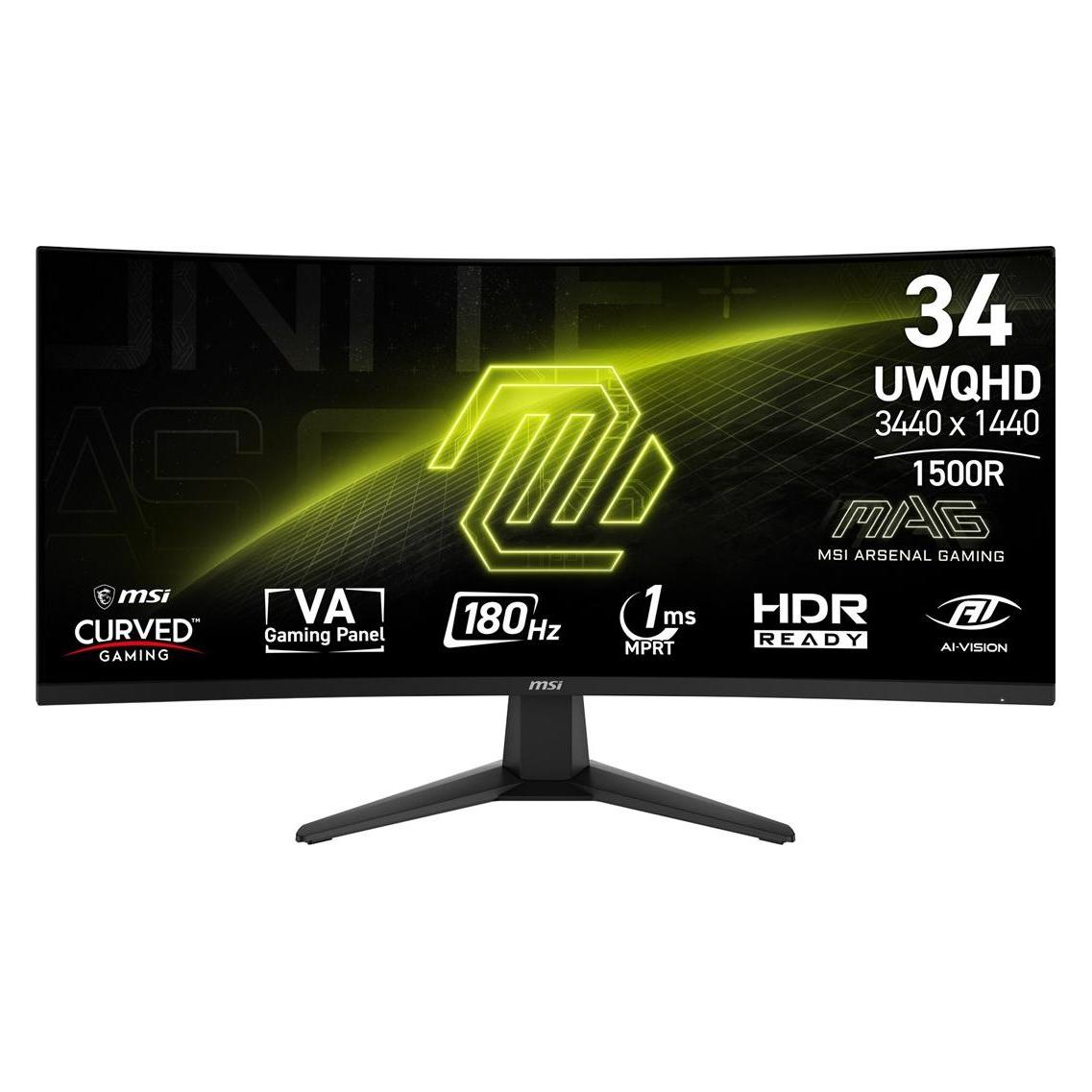 MSI MAG 346CQ (3440 x 1440 Pixel, 34") (MAG 346CQ)