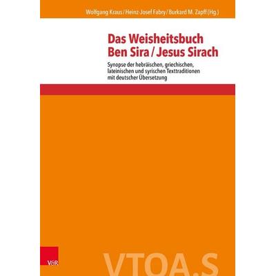 Das Weisheitsbuch Ben Sira / Jesus Sirach, Gebundene Ausgabe von , Vandenhoeck + Ruprecht, 978-3-525-50032-3