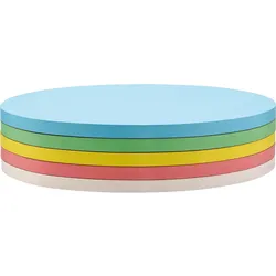 magnetoplan Moderationskarte 111151990 selbstklebend oval 190x110mm so 250 Stück