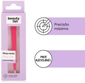 Beauty List Pinça Angular Rosa