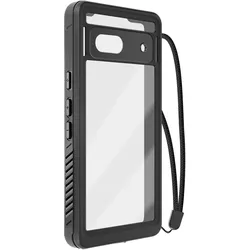 Avizar IP68 Waterproof, 360° Grad Schutz Series (Google Pixel 7a), Smartphone Hülle, Transparent
