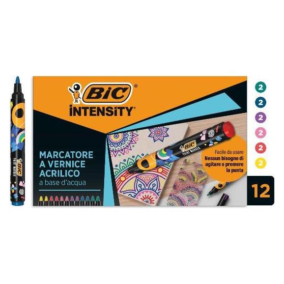 Bic Acrylmarker Intensity Classic Paint Mix 12 Stück (12x) (527426)