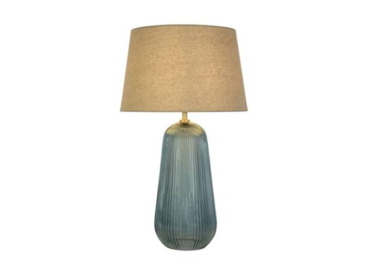 Searchlight EU44652AZ Cameo Dämmerungslampe, blaues Glas