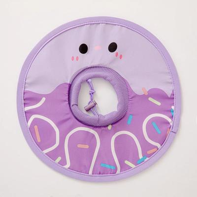 Uplifted Finds Sunflower Shaped Soft Cat Recovery Elizabethan Collar violet xs