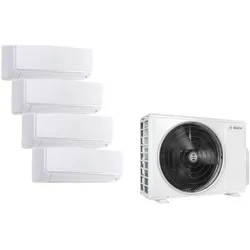 Bosch Multi-Split-Set – 1 Außengerät + 2× 12.000 + 2× 9.000 BTU Climate 6000i Innengeräte (CL5000M 125/5 E)
