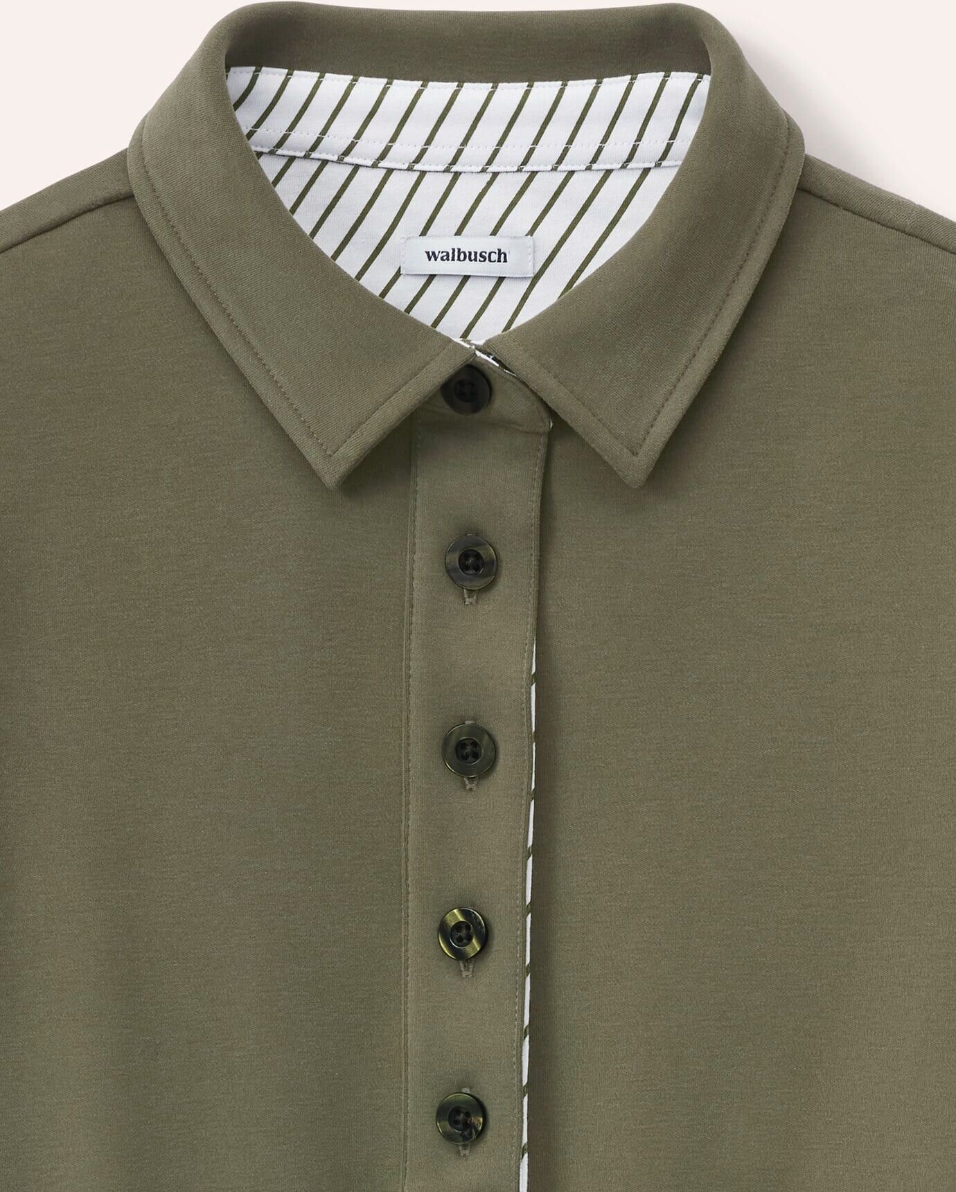 Walbusch Poloshirt aus Baumwolle, normale Größen, Farbe Grün, 48, vielseitig kombinierbar pflegeleicht Damen