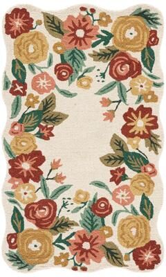 SAFAVIEH Handmade Jardin Vasilisa Cottage Wool Rug