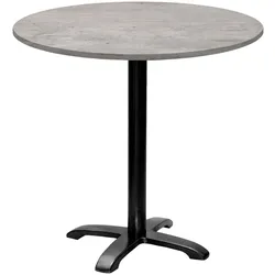 RestooTab - Tisch Bazila Ø80cm Dekor Naturbeton