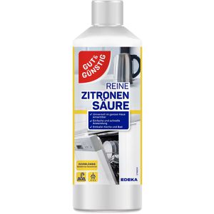 Gut&Günstig Zitronensäure flüssig, zum Entkalken, biologisch abbaubar, 1 Liter