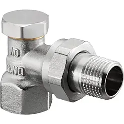 Oventrop Combi 2 Heizkörper-Verschraubung 1091061 DN 10, Eck, Messing vernickelt