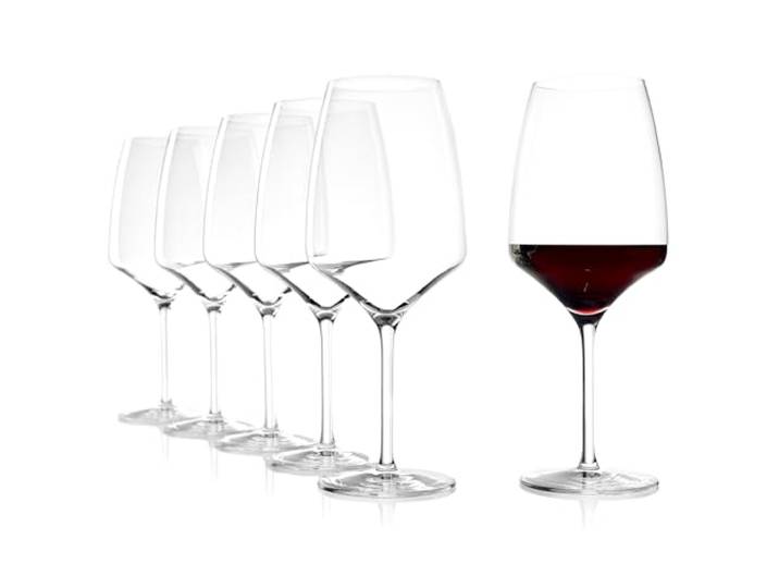 Stölzle Lausitz Bordeauxglazen Experience 6-delig, 645 ml – Hoogwaardige kristallen glazen voor Bordeaux, ideaal voor aroma’s, vaatwasserbestendig en schokbestendig