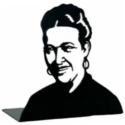 Various Publishers, Buchstütze, Simone de Beauvoir (10 x 10 x 16 cm)