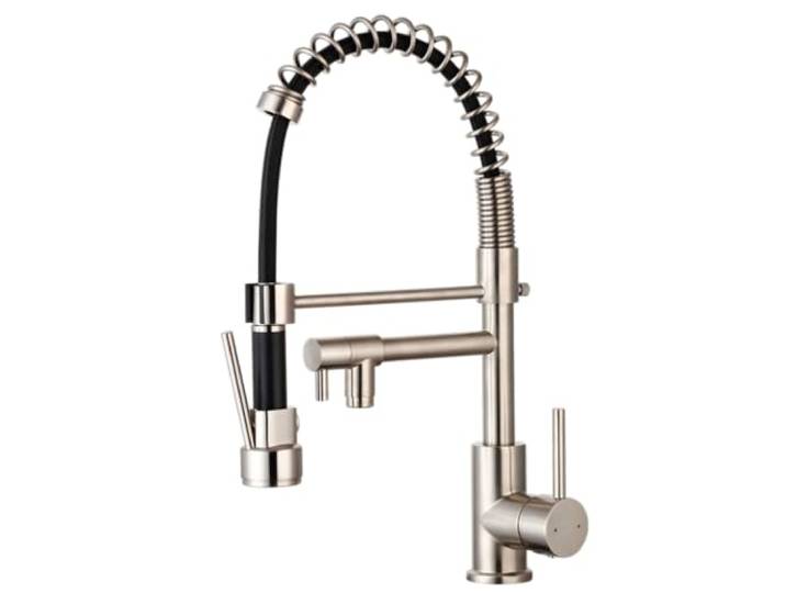 Essebagno Logus mitigeur évier à douchette mobile façon inox