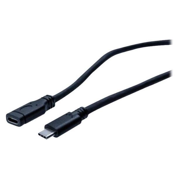 Exertis Connect USB 3.1 Gen 1 Verlängerungskabel Type-C(TM) Stecker auf Type-C(TM) Buchse, 2,0 m 2 m langes USB-Verl (2 m, USB 3.2 Gen 1, 60 W) (150341)
