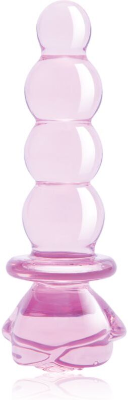 Dream Toys Glaze Glass 5.5" Rosebud Beaded Plug Plug anal 14 cm