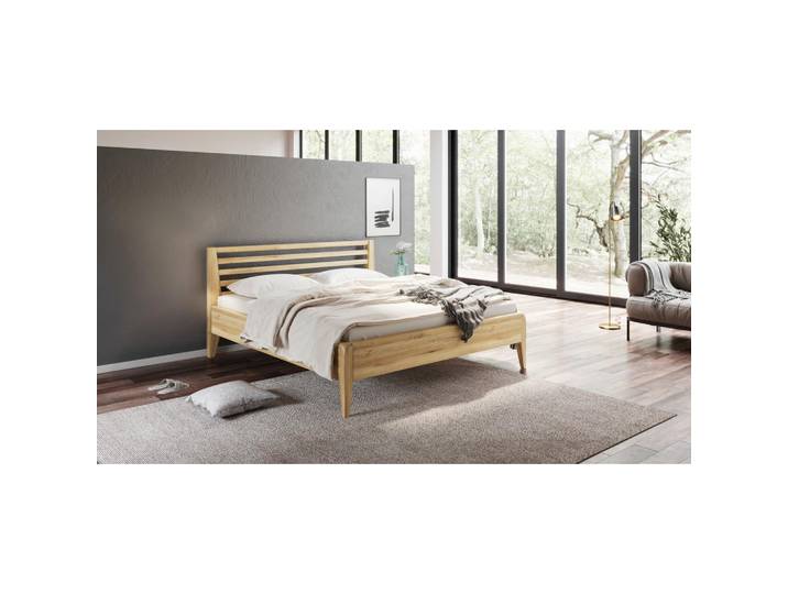 Livetastic Bett, Natur, Wildeiche, Holz, Wildeiche, vollmassiv, 140x200 cm, FSC 100%, Lattenrosthöhe individuell einstellbar, für Elektrolattenrost geeignet, Lattenrost geeignet, Schlafzimmer, Betten, Einzelbetten
