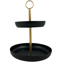 Etagere Lidy Metall schwarz