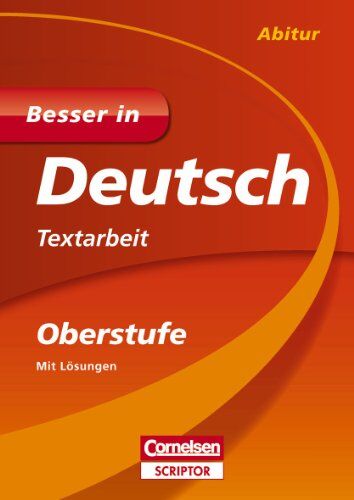 Thomas Brand - Besser in Deutsch - Textarbeit Oberstufe - Preis vom 09.10.2026 07:28:09 h