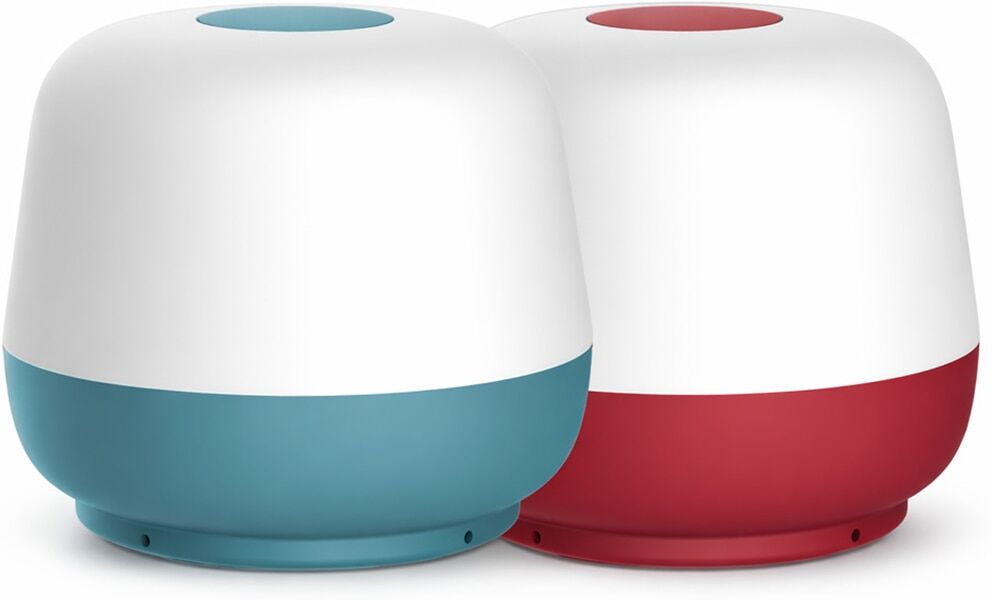 XANLITE Lámpara de mesa LED portátil compacta . Azul / Granate