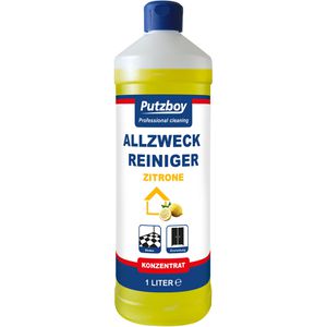Putzboy Allzweckreiniger Zitrone, Konzentrat, mit Zitronenduft, Flasche 1 Liter