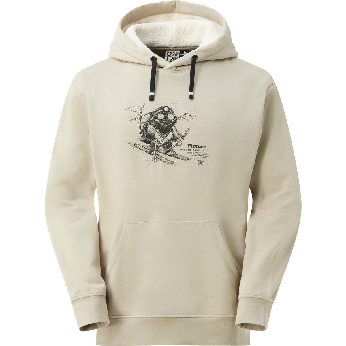 Picture D&S Plush Hoodie cashmere (B) XXL MSW0516BPure CashmereXXL
