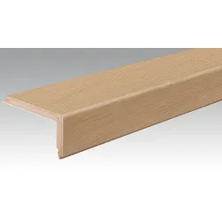 MEISTER Treppenkante Parkett L-Profil 2150 x 13 mm 9010 Eiche authentic creme ultramattlackiert