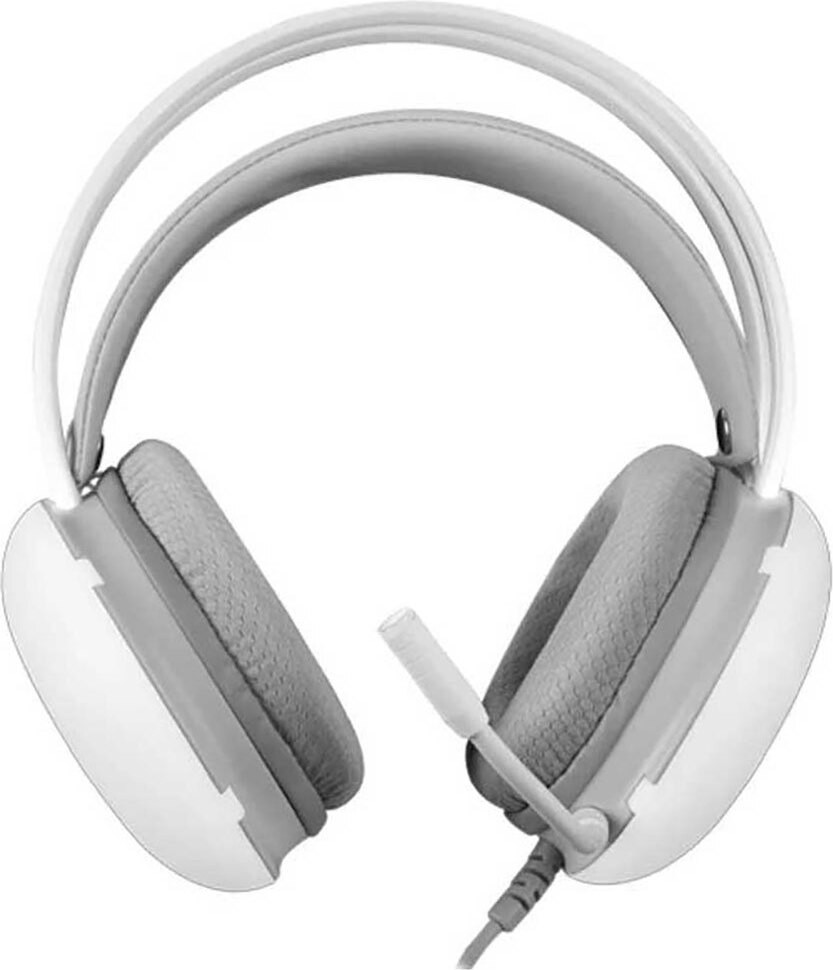 Mars Gaming MHGLOW bekabelde gaming-headset - Wit
