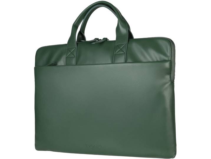 TUCANO Laptop-Tasche Isotta dunkelgrün Stoff 15.6 Zoll - Laptop-Tasche