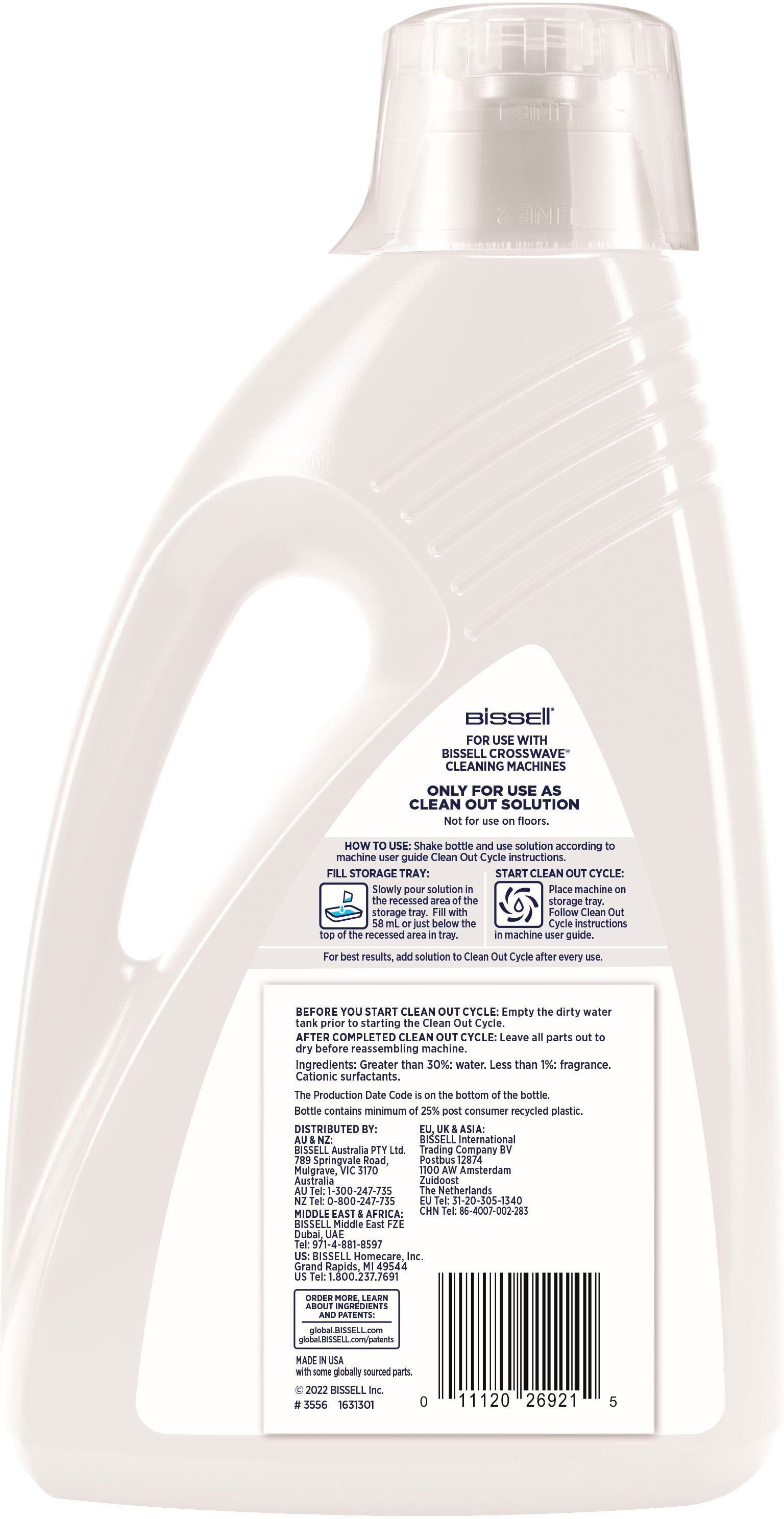 BISSELL Flüssigreiniger "FRESHSTART Cleanout Cycle Solution 2l", transparent, 3.600ml, Reinigungsmittel, Flüssigreiniger