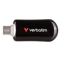 Verbatim Plectra USB-Stick 64 GB Schwarz 30224