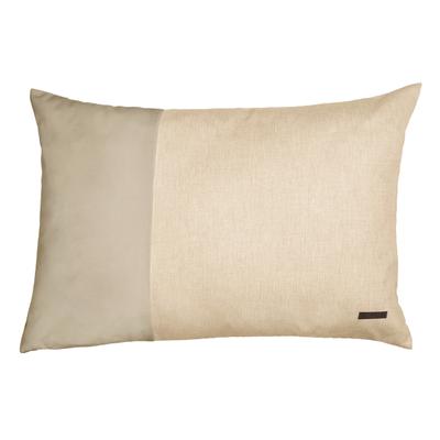 Dekokissen ESPRIT "Harp", natur, unifarben, B:58cm L:38cm, Obermaterial: 100% Polyester, Dekokissen_Sitzkissen_Kissenhüllen, aus Microvelour