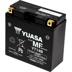 12V 12Ah 210A Yuasa YT14B / YT14B-BS AGM Motorradbatterie
