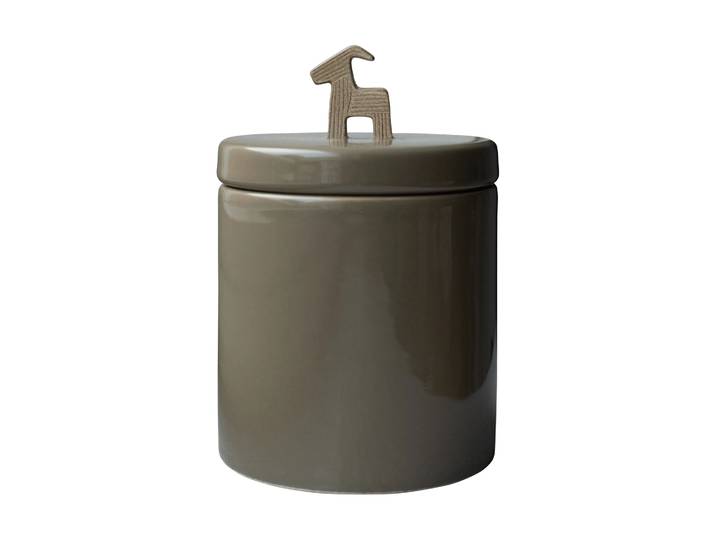 DBKD Pot avec couvercle Bruse Shiny dust, Ø12x16 cm