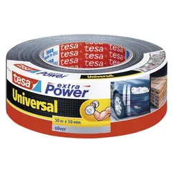 TESA Gewebeband extra Power 50mm 50m silbergrau
