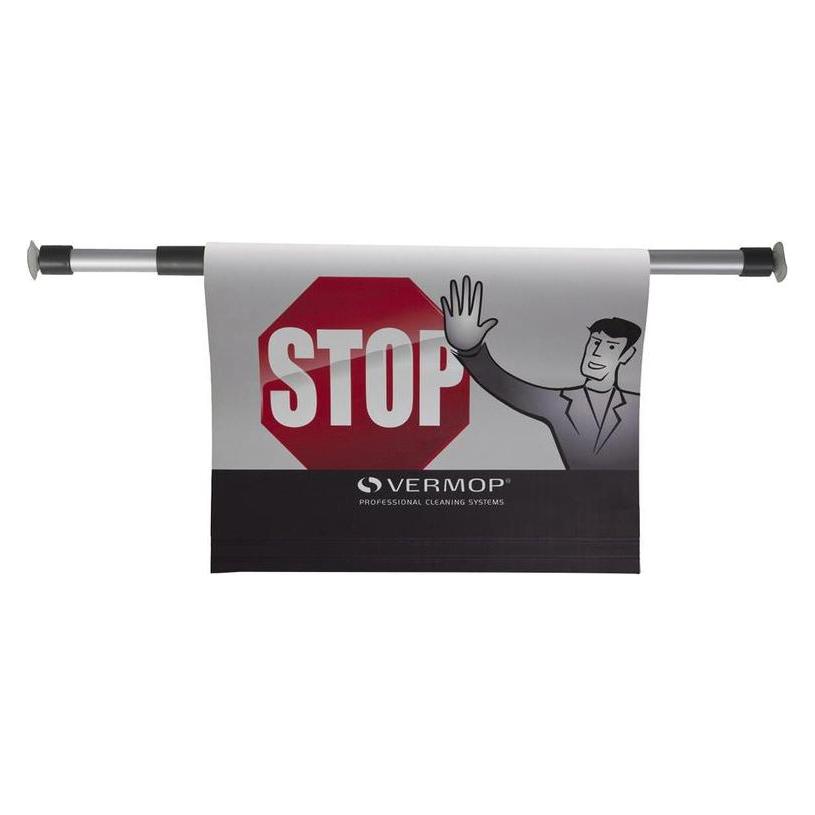 Vermop Fahnenschild Kunststoff grau 7,6 - 133,0 cm (10702)