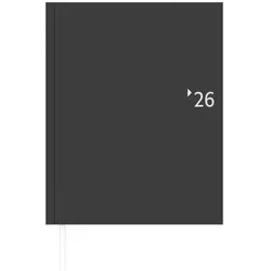 Neumann Verlage GmbH & Co., Agenda, Wochenbuchanthrazit2026-Bürokalender21x26,5cm-1Wocheauf2Seiten-mit (21 x 26,5 cm, 1 Woche / 2 Seiten)