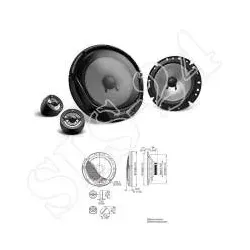 Kenwood KFC-E170P 2-Wege Lautsprecher 170mm Tieftöner 300 Watt 25mm PEI Boxen...