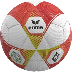 erima Hybrid Lite 290g Leicht-Fußball Kinder fiery-coral/lime