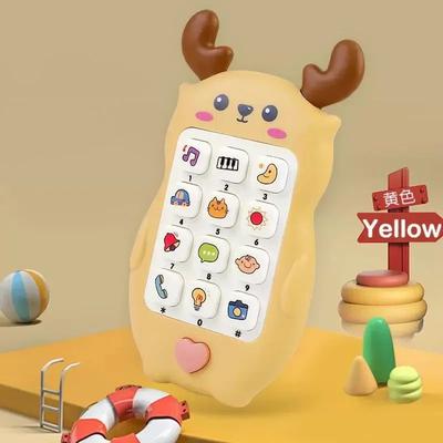 Inspire Select Baby Educational Phone Toy Interactive Music Learning Toy For Infants all English Yellow