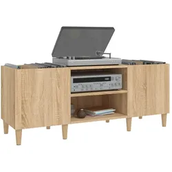 vidaXL Fawonberg (Platten), CD- & Schallplatten Aufbewahrung, Braun