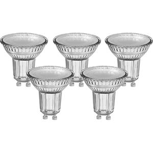 OSRAM LED-Lampe Base Glas PAR16, GU10, 4,3W ersetzt 50W, neutralweiß, 36°, 5 Stück