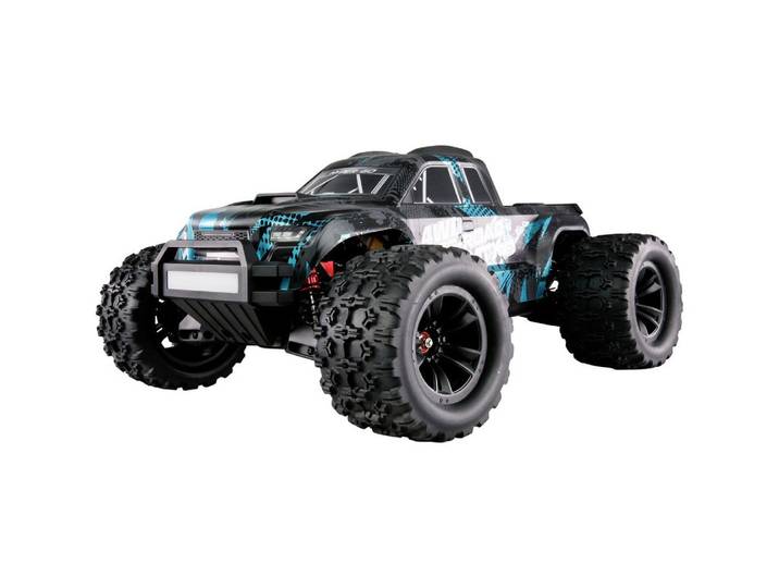 Amewi RC-Truck Amewi Hyper Go MTX10 Blau Brushless 1:10 RC Modellauto Elektro Monster