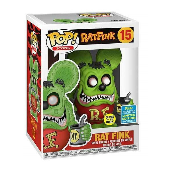 Funko Rat Fink Glow in the Dark POP! Figuur 9 cm FK39750