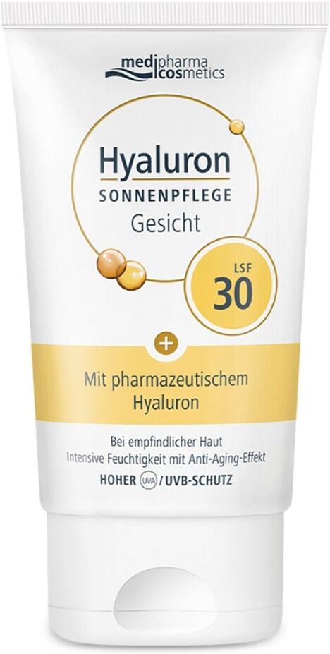 Medipharma Cosmetics Hyaluron Sonnenpflege Gesicht Lsf 30