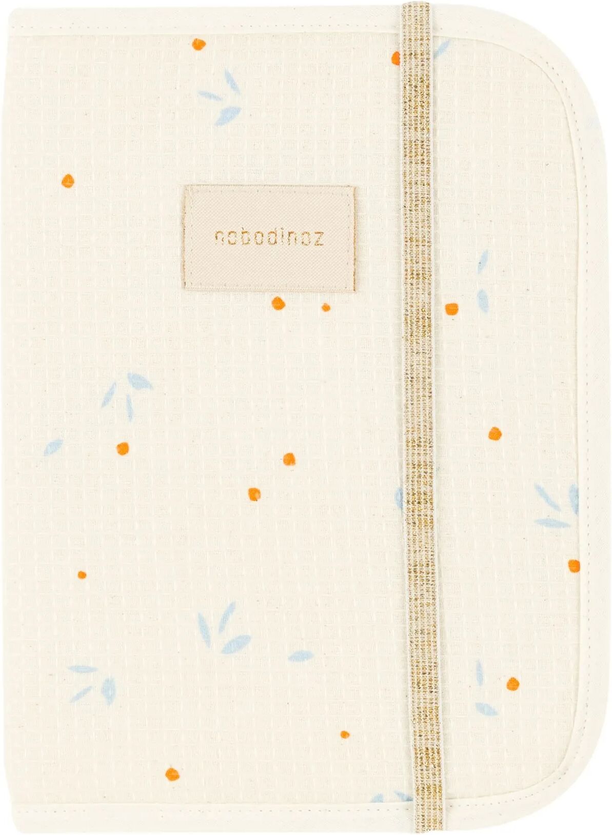 Nobodinoz Protège carnet de santé Opéra Orange Cherries Beige taille unique