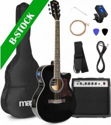 ShowKit Electric Acoustic Guitar Pack Black "B-STOCK" TILBUD NU