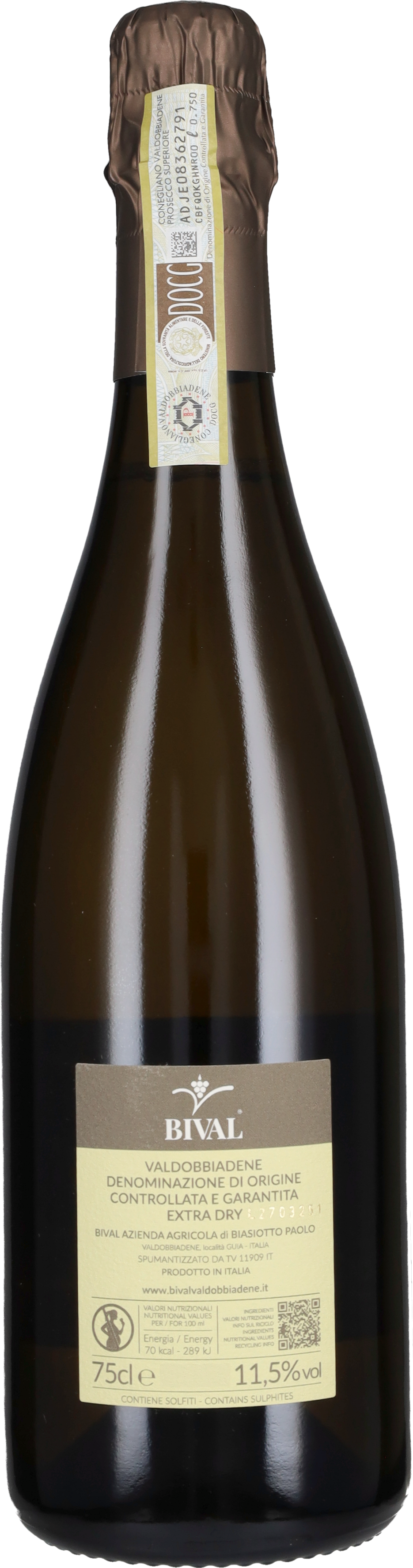 Prosecco Valdobbiadene Extra Dry 'Aldo 45' Bival