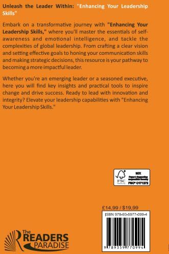 The Readers Paradise Enhancing Your Leadership Skills: A Practical Handbook for Success by Prof. V.K.Simon - Non Fiction Paperback - Leadership & Professional Development